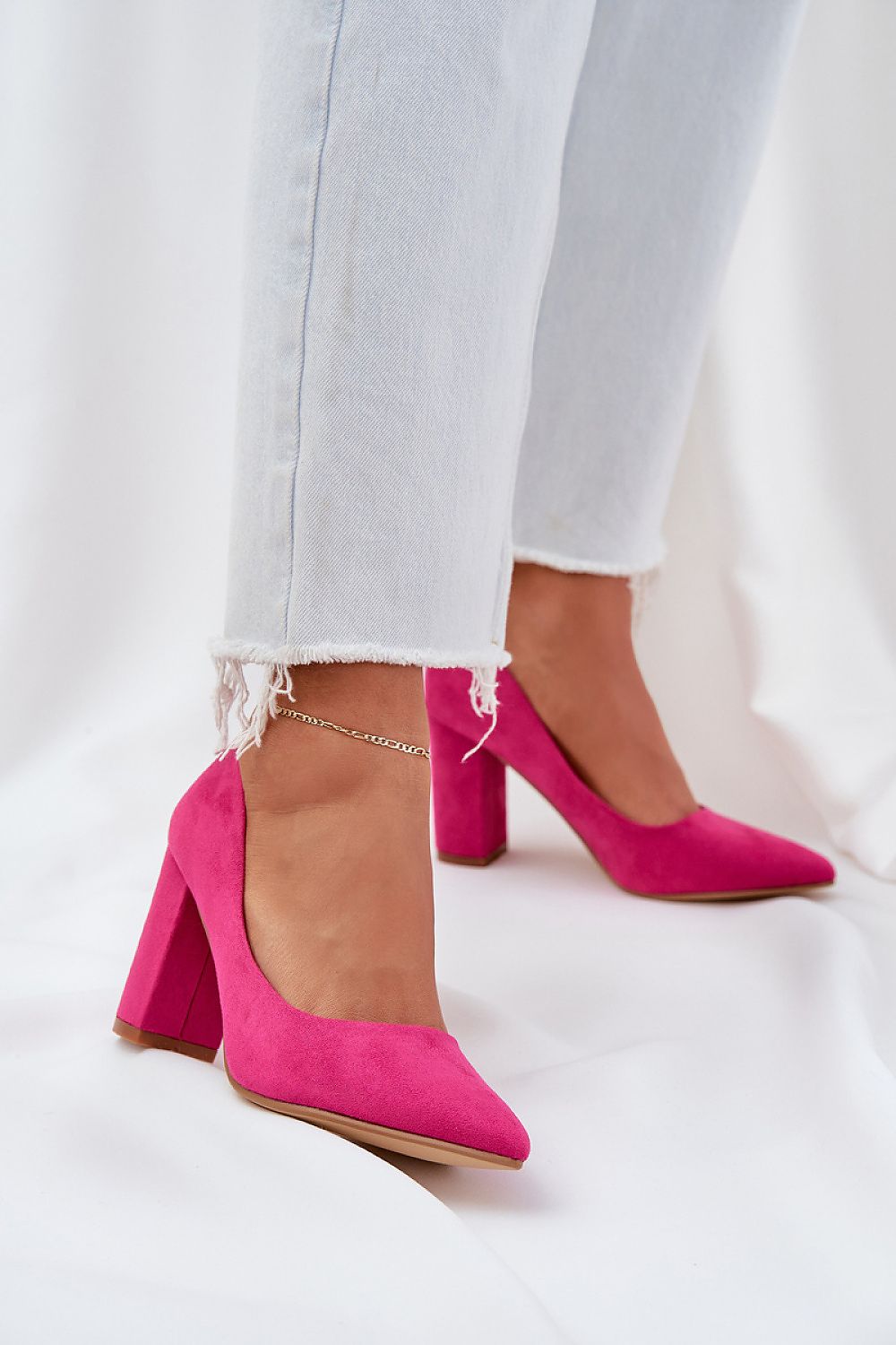 Block heel pumps Step in style
