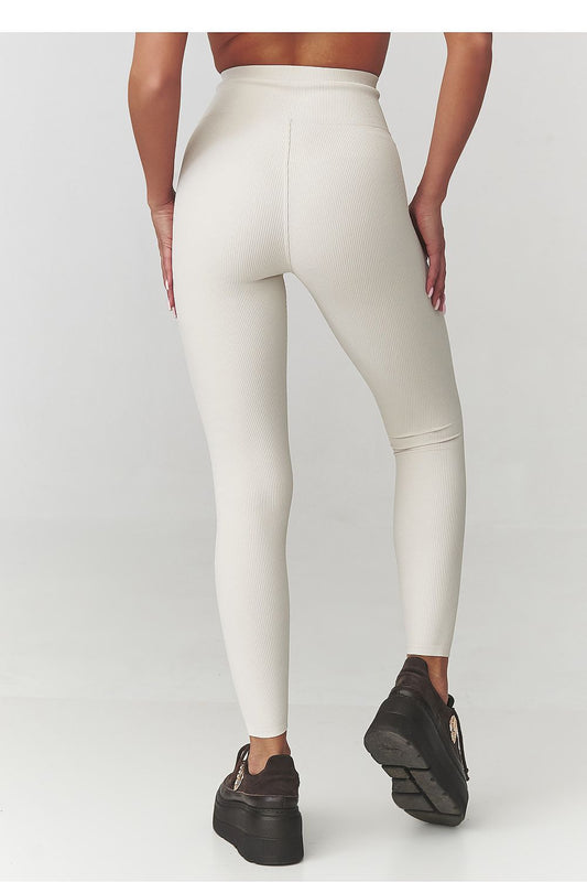 Long leggings model 220766 Makadamia