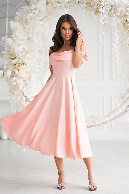  Evening dress model 210731 Bicotone 